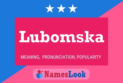 ملصق اسم Lubomska