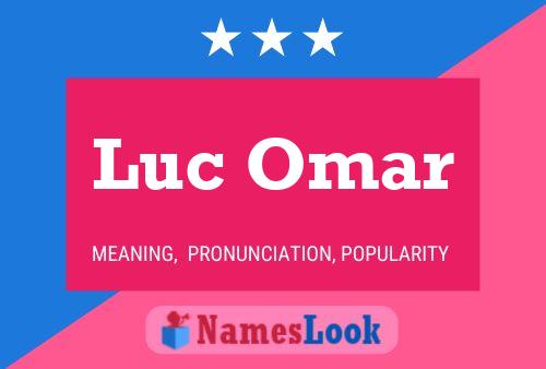 ملصق اسم Luc Omar