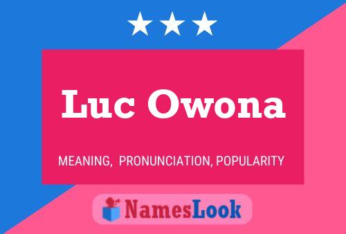 ملصق اسم Luc Owona