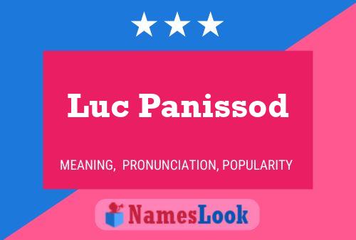 ملصق اسم Luc Panissod