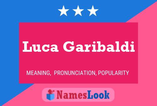 ملصق اسم Luca Garibaldi