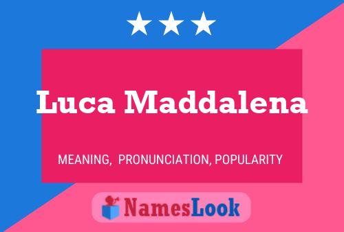 ملصق اسم Luca Maddalena