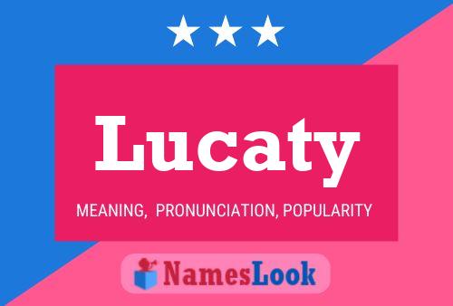 ملصق اسم Lucaty