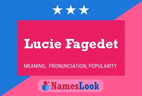 ملصق اسم Lucie Fagedet