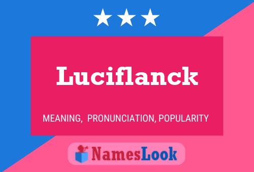 ملصق اسم Luciflanck