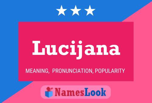 ملصق اسم Lucijana