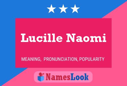 ملصق اسم Lucille Naomi