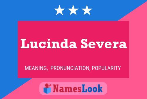 ملصق اسم Lucinda Severa