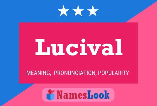 ملصق اسم Lucival