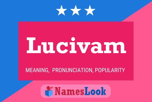 ملصق اسم Lucivam