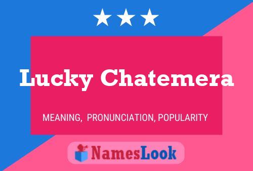 ملصق اسم Lucky Chatemera