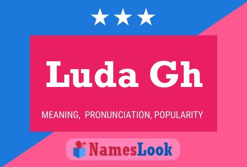 ملصق اسم Luda Gh