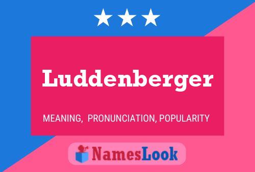 ملصق اسم Luddenberger