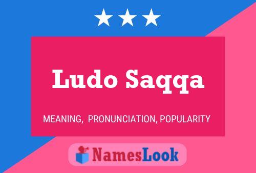 ملصق اسم Ludo Saqqa