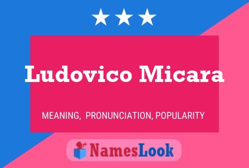 ملصق اسم Ludovico Micara