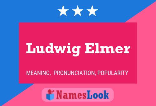 ملصق اسم Ludwig Elmer