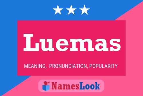 ملصق اسم Luemas