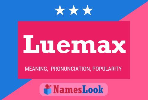 ملصق اسم Luemax