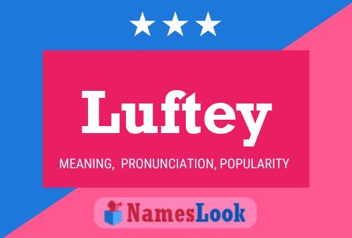 ملصق اسم Luftey