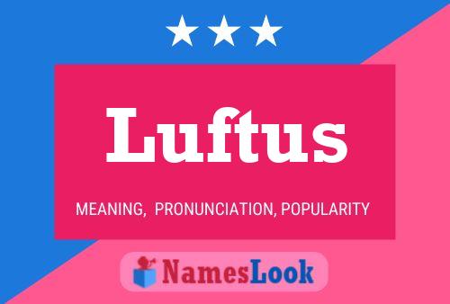 ملصق اسم Luftus