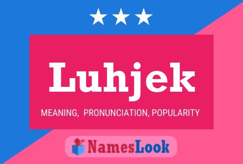 ملصق اسم Luhjek