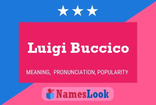 ملصق اسم Luigi Buccico