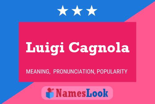 ملصق اسم Luigi Cagnola