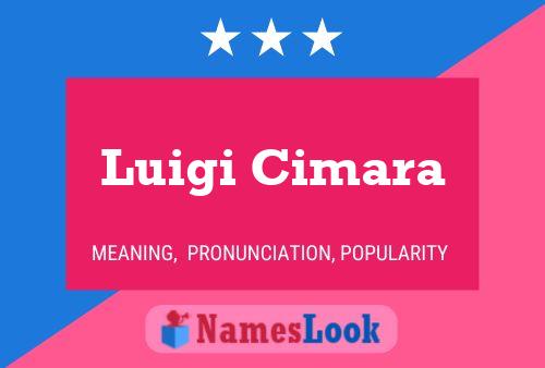 ملصق اسم Luigi Cimara