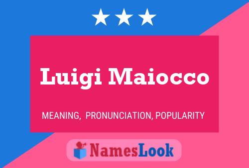 ملصق اسم Luigi Maiocco