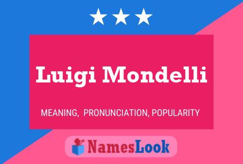 ملصق اسم Luigi Mondelli