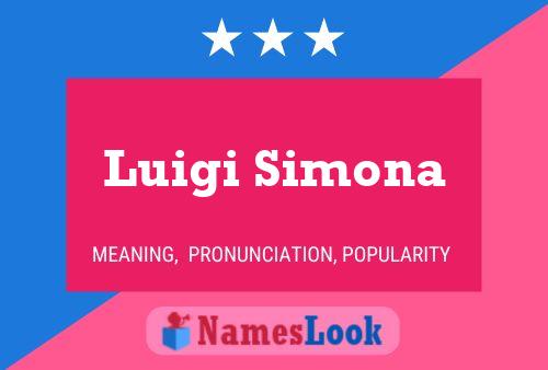 ملصق اسم Luigi Simona