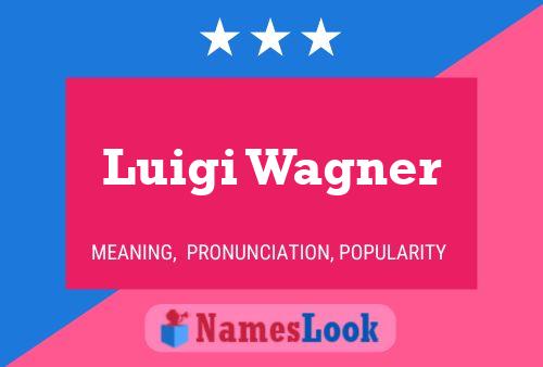 ملصق اسم Luigi Wagner