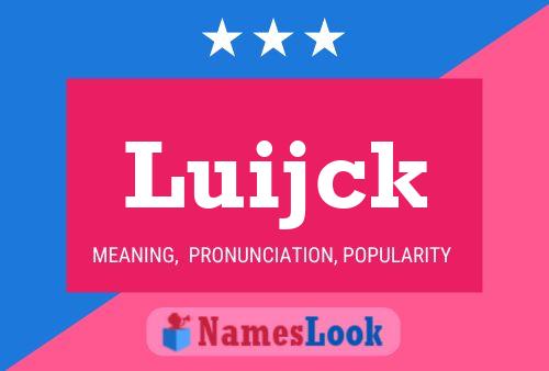 ملصق اسم Luijck