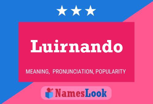 ملصق اسم Luirnando