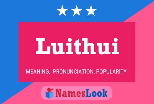 ملصق اسم Luithui