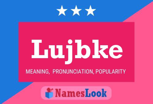 ملصق اسم Lujbke