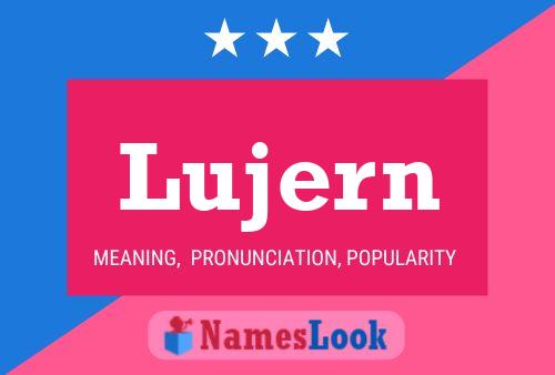 ملصق اسم Lujern