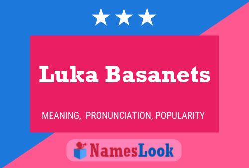 ملصق اسم Luka Basanets