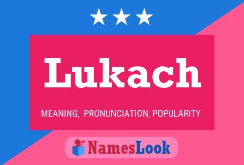 ملصق اسم Lukach