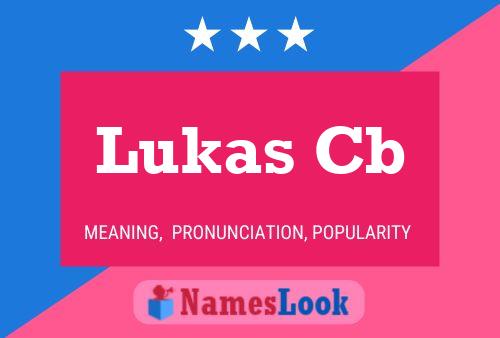 ملصق اسم Lukas Cb