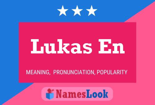 ملصق اسم Lukas En