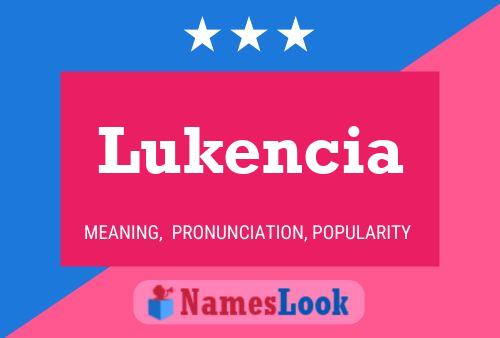 ملصق اسم Lukencia