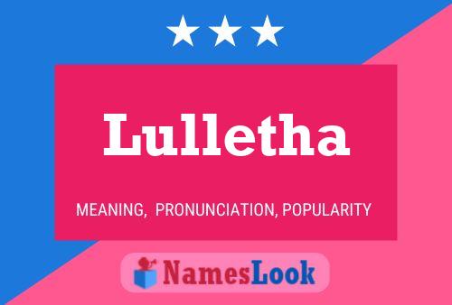 ملصق اسم Lulletha