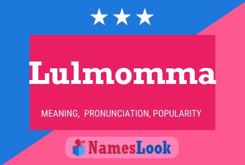 ملصق اسم Lulmomma