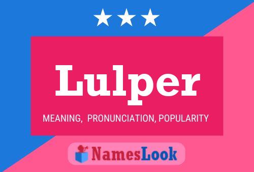 ملصق اسم Lulper