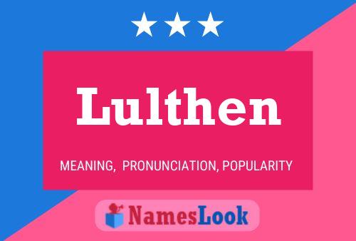 ملصق اسم Lulthen