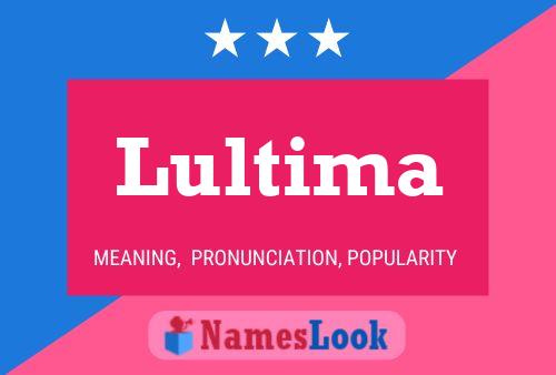 ملصق اسم Lultima