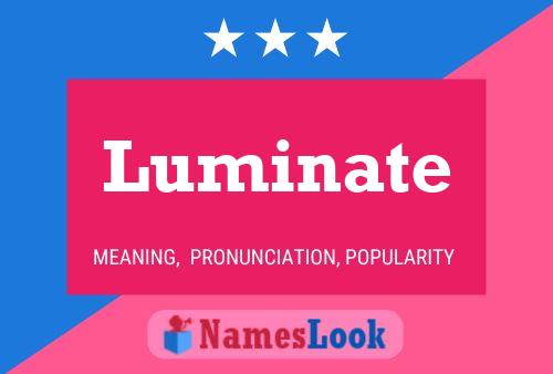 ملصق اسم Luminate