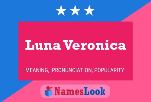 ملصق اسم Luna Veronica