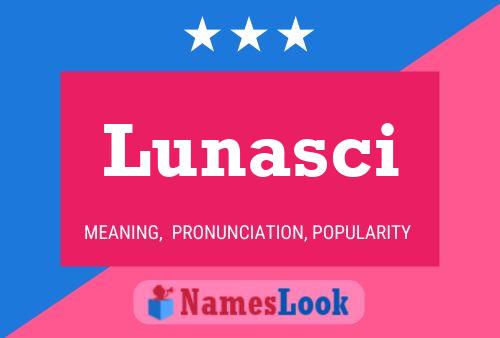 ملصق اسم Lunasci